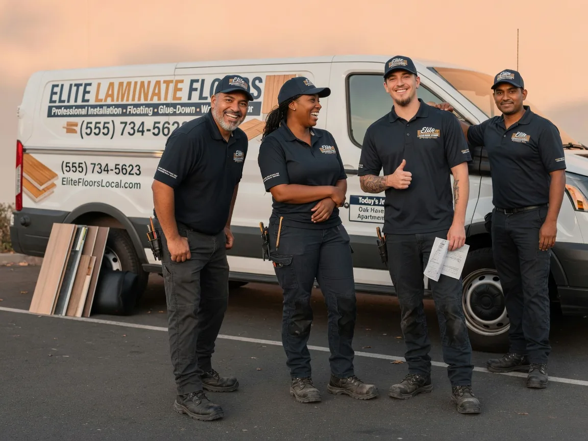 Laminate flooring installation company in Hinton, OK